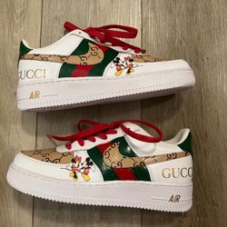 Mickey Gucci Custom Nike Airforce 1 