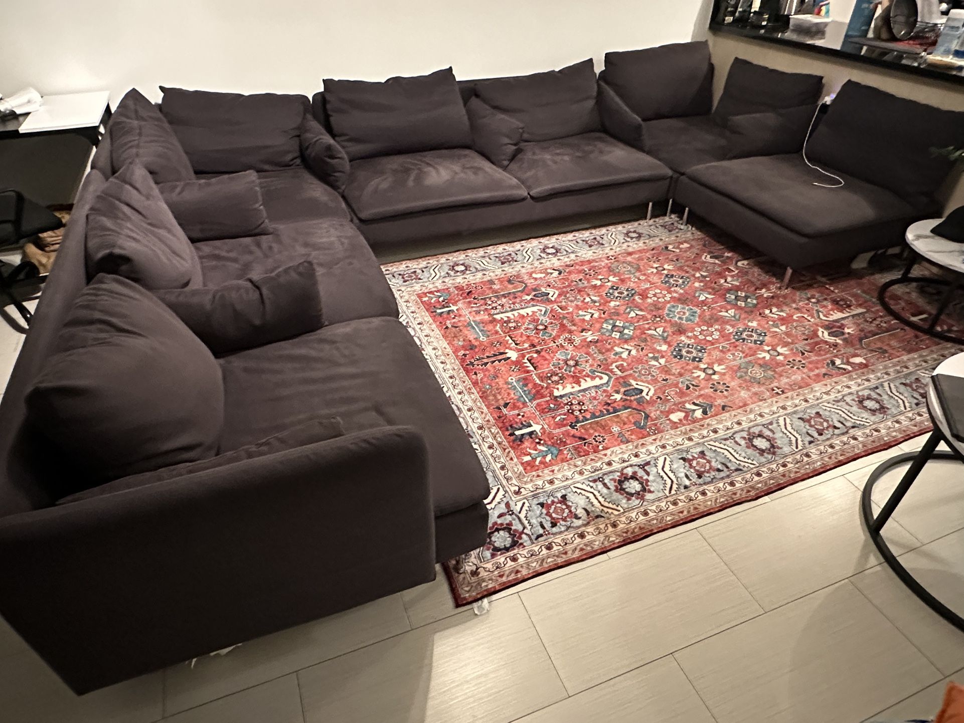 Furniture , Sectional,-seat corner, Fridtuna dark gray