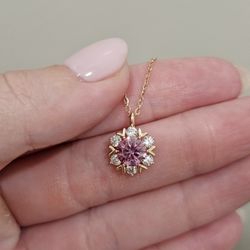 Super Rare Pink Moissanite Wedding Gift 