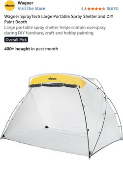 Wagner SprayTech Large Portable Spray Shelter and DIY Paint Booth Tent