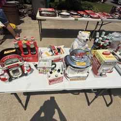 Vintage Coca Cola Cookie Jars 
