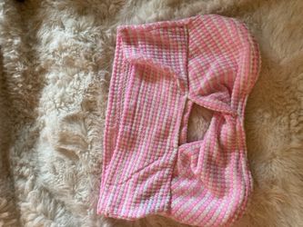 Tup top in pink stripes