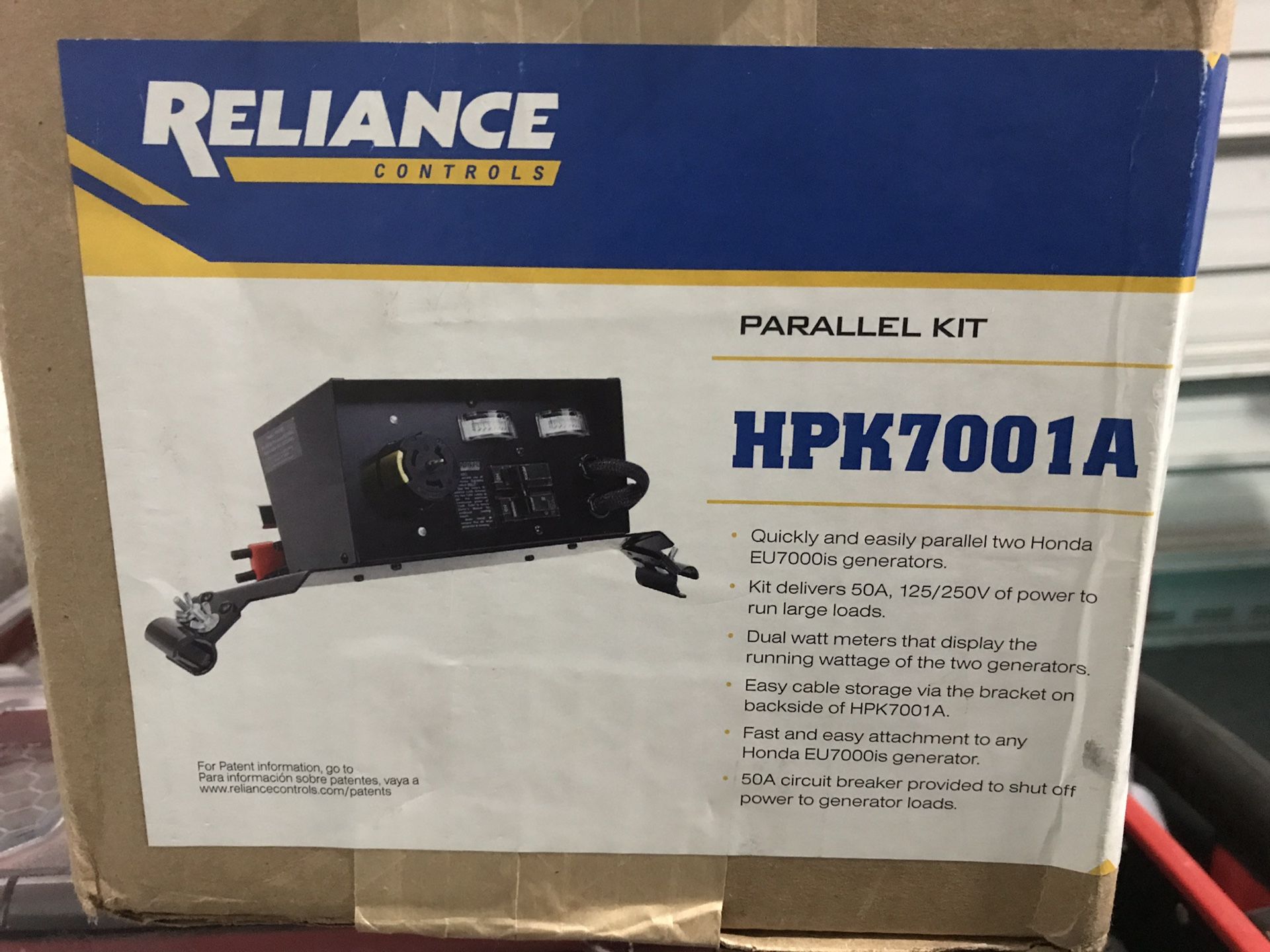 Honda Parallel Kit For EU7000IS Inverter Generators New Free 50amp