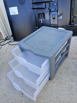 Mini Plastic Storage Bin 
