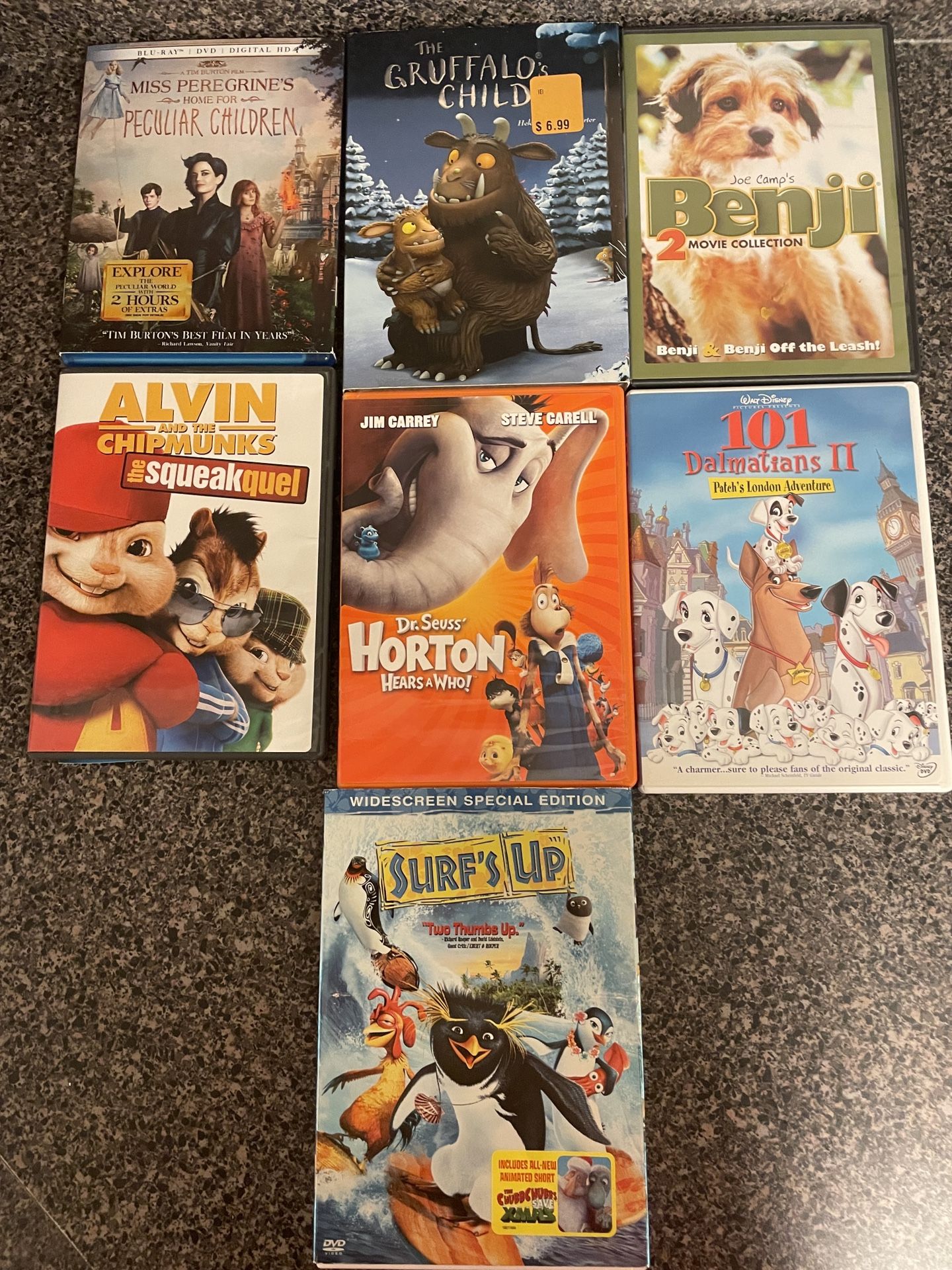 Kids/ Children/ Family DVDs Mixed Lot