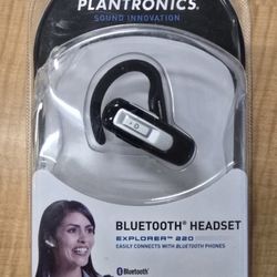 Plantronics Bluetooth Handsfree Headset for Mobile Phones. New.