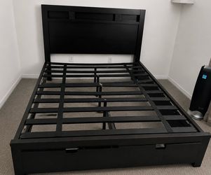 Queen Bed Frame With Drawers