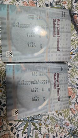 Analyzing Financial Statements 7th Edition Both Books
