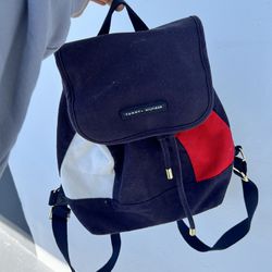 Tommy Hilfiger Rucksack Backpack | Blue, White, Red