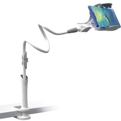 Phone Holder Flexible 360°Rotation Cellphone Stand Mount Clip Long Arm Lazy Bracket Mount 3.5-6.9In 