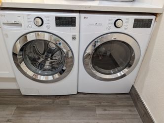 LG washer and dryer