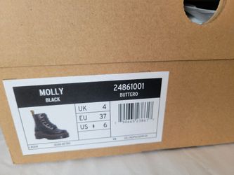 Dr. Martens Molly Black Buttero Boots US 6