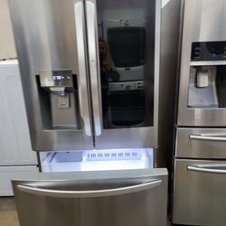 💥💥REFRIGERATOR LG STAINLEES STEEL WITH SHOSE CASE ♨️ LIKE NEW ♨️ 
