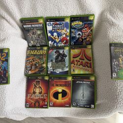 Original Xbox Game Lot – Fable, Sonic Heroes, Star Wars, Marvel, Gauntlet + More (11 Games)