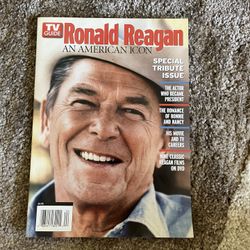 TV Guide Issue Of Ronald Reagan An American Icon From 2004