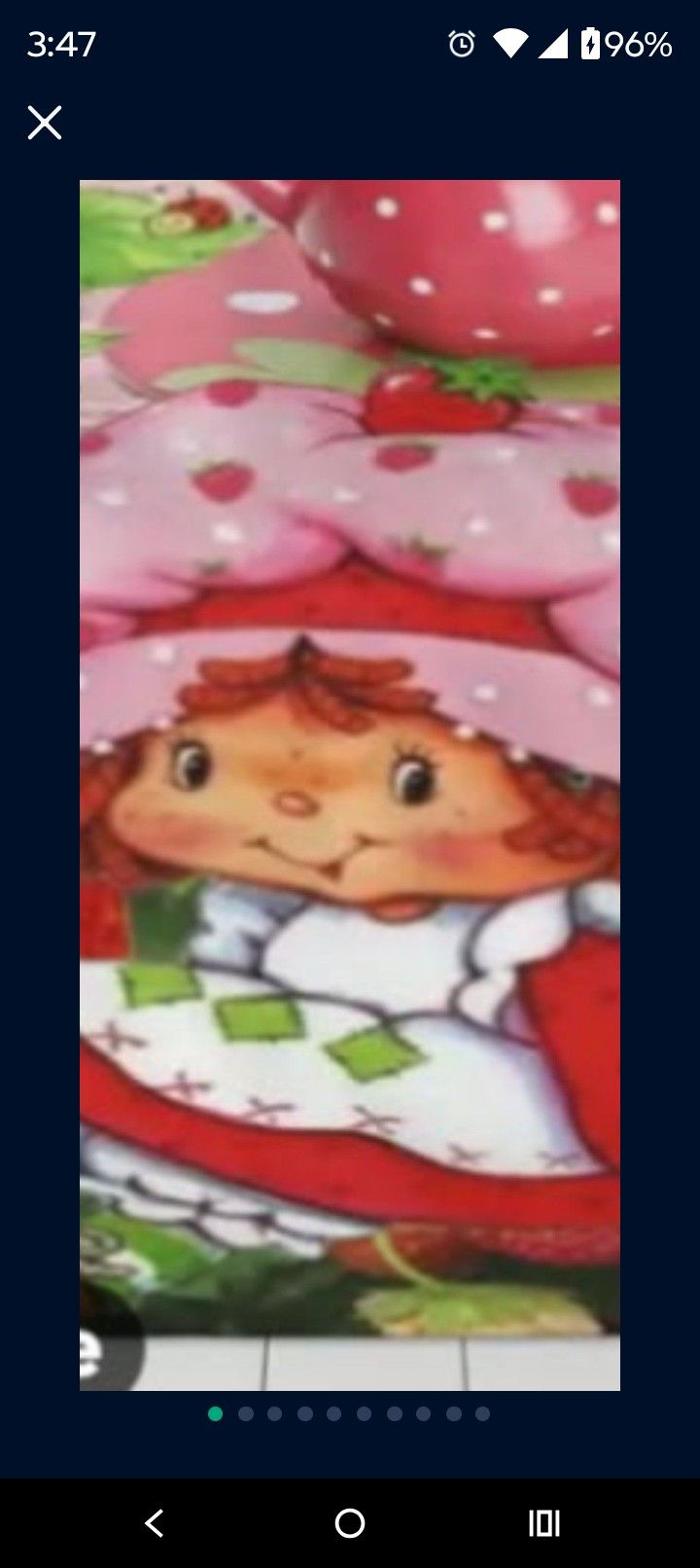 Strawberry Shortcake Fleece Throw A Crib Size Hello Kitty Is 4x7 Soft Warm But Thin Perfect For Little Kids