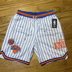 Ultra NBA Active Mesh Basketball Shorts 8” New York Knicks New! Men’s Sz S