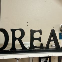 “DREAM” Home Decor 27x7