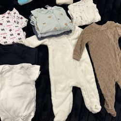 Free Diapers Size 3 & Baby Girl Clothes 0-3months 