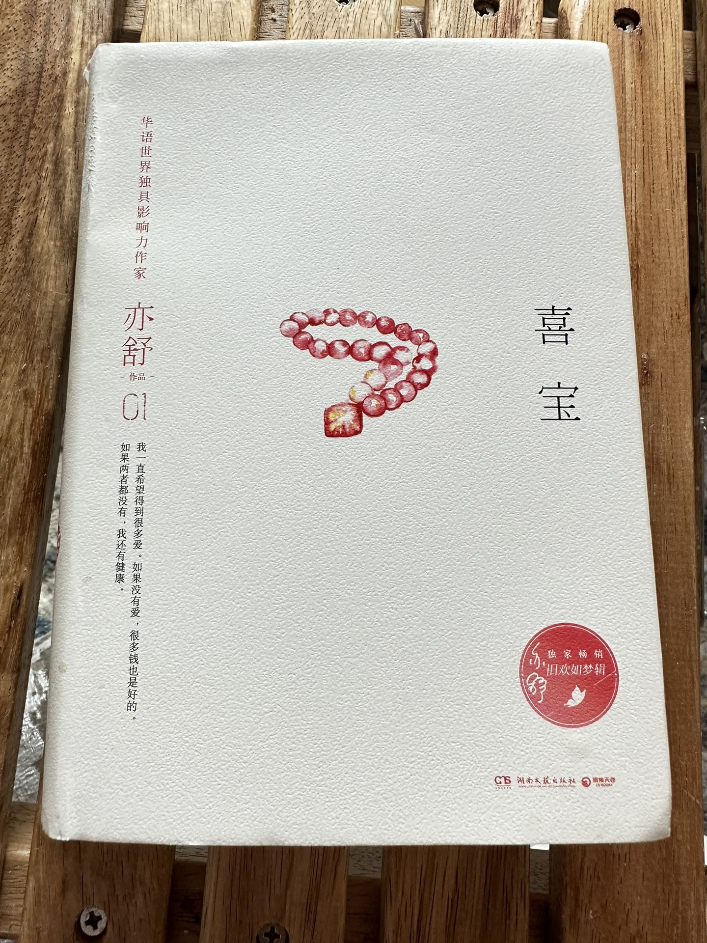 中文书 喜宝 亦舒著 The Story of Xi Bao By Yi Shu Chinese Edition