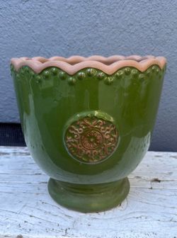 Glazed Plant Pot