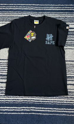 Bape X Undefeated Bape black tee small