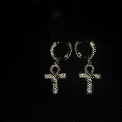 18 k Gold Plated Ank Earrings 