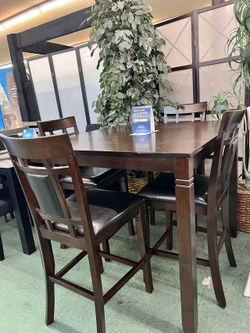 🔥Hot Deal🔥Brand New 5pc Counter Height Dining Set $469, Aug Special, Payment available, Delivery Available.