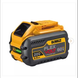 DEWALT FLEXVOLT 20V/60V MAX Lithium-Ion 9.0Ah Battery