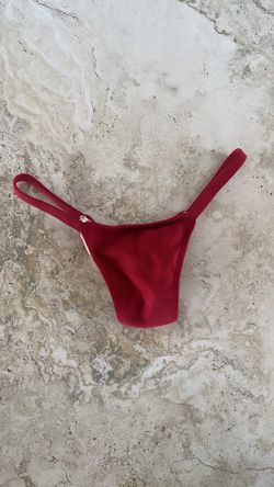 Red Bikini Bottoms (NWOT)