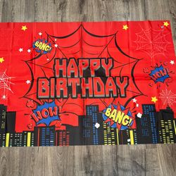 Spiderman Backdrop & Banner 