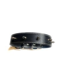 Leather Spiked Collar 