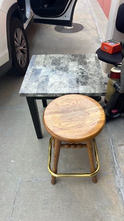 table and stool