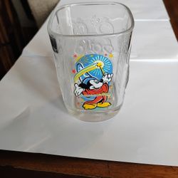 2000 McDonald's Walt Disney World Mickey Mouse Safari Glass Cup