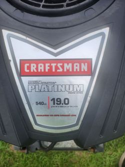 Craftsman 19 HP riding  mower motor