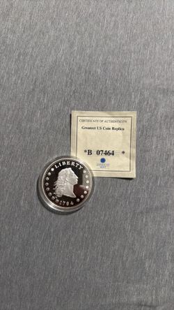 Greatest US coin, replica, silver plated coin Greatest US coin, replica, silver plated coin