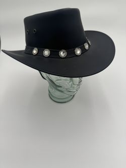 Bullhide Leather Hat Women Bling 