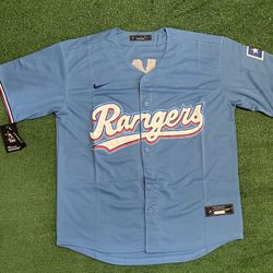 Texas Rangers Corey Seager Baby Blue Jersey
