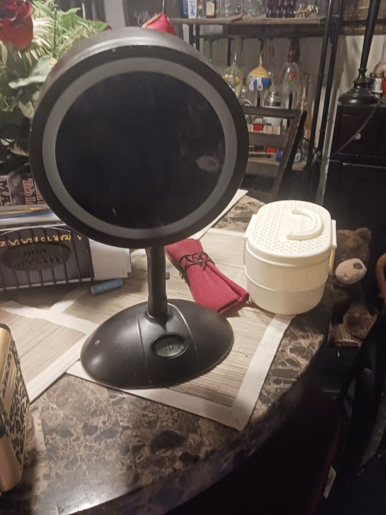 Two Sided Clock Mirror 7 Firm Look My Post Alot Items