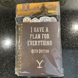 Yellowstone Ranch I HAVE A PLAN FOR EVERYTHING Spiral Bound Journal 96 Pages NEW