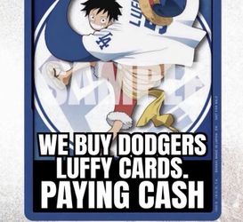 Dodgers Luffy one piece