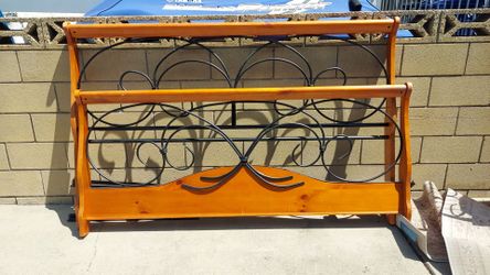 King size headboard,frame and end tables
