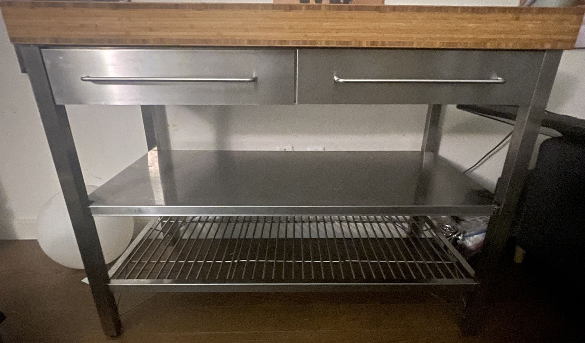 IKEA Work bench, kitchen Island, storage, drawers, table for Sale in