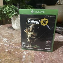 This is the video game Fallout 76 for the Xbox One console.