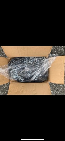 Black rubber tarp straps with S-hooks