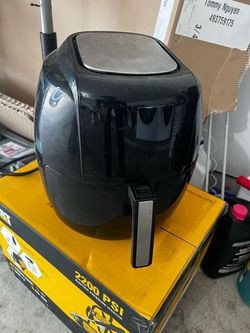 Black Air Fryer Large Capacity