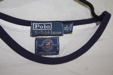 M. White Official Ralph Lauren 2012 Olympic Shirt