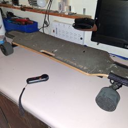 BLITZART Electric Skateboard With Fresh New Battery 36 Volt Ready To Ride $200 Very Firm