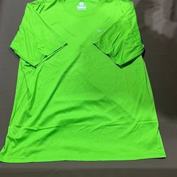 Columbia Omni-Freeze Zero T-Shirt Men’s 3XLT Neon Green Cooling Athletic Tee