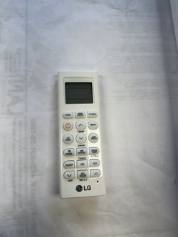 LG Split System Wireless Remote Control